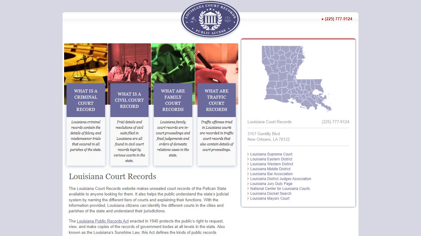 Louisiana Court Records | LouisianaCourtRecords.us